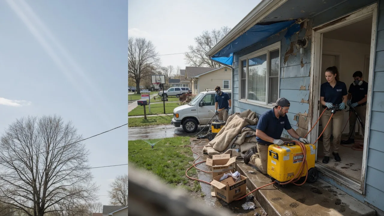 Basement Flood Cleanup in Moosup, CT near me